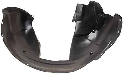 TRQ Front Left Inner Fender Liner Black Drivers Side
