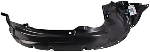 TRQ Front Right Inner Fender Liner Black Passenger Side