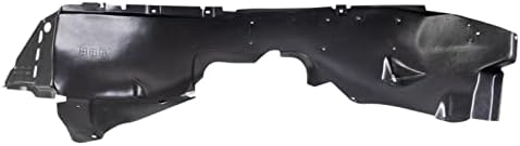 TRQ Front Left Inner Fender Liner Black Drivers Side