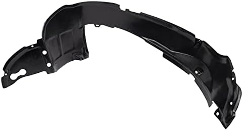 TRQ Front Left Inner Fender Liner Black Drivers Side