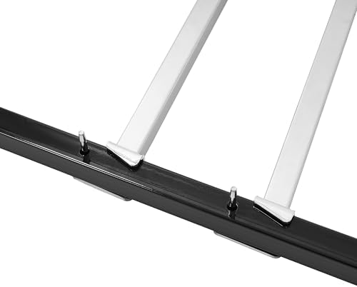ALMULOO 6 Place Wall Mount Bumper Storage Rack, Heavy Duty Auto Bumper Holder Stand, 200LBS Load Per Pair Arms for Garage & Auto Shop Black Steel - Image 5