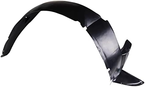 TRQ Front Right Inner Fender Liner Black Passenger Side