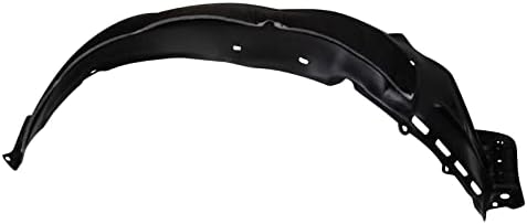 TRQ Front Right Inner Fender Liner Black Passenger Side