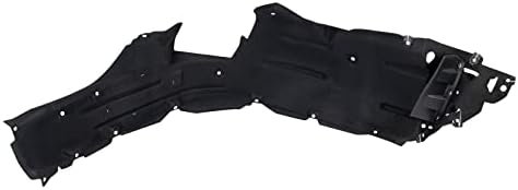 TRQ Front Left Inner Fender Liner Black Drivers Side