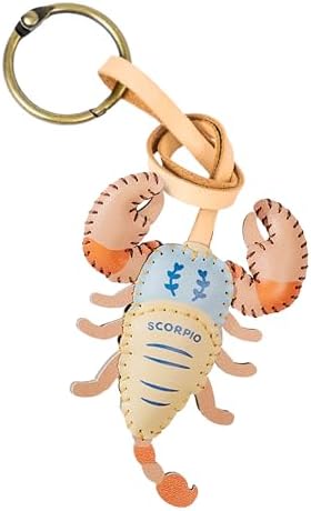 Zodiac Horoscope Bag Charm - Unique Purse Charm Keychain for Backpacks