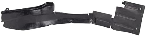 TRQ Front Left Inner Fender Liner Black Drivers Side