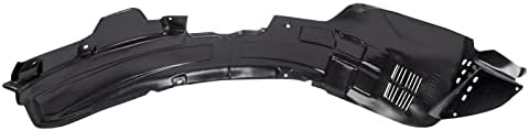 TRQ Front Left Inner Fender Liner Black Drivers Side
