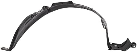TRQ Front Left Inner Fender Liner Black Drivers Side