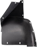 TRQ Front Left Rearward Inner Fender Liner Black Drivers Side