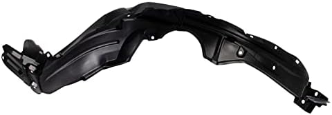 TRQ Front Left Inner Fender Liner Black Drivers Side