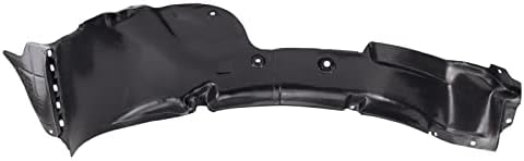 TRQ Front Right Inner Fender Liner Black Passenger Side