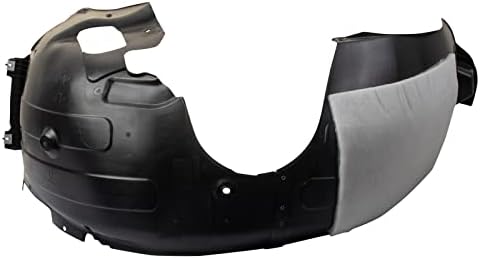 TRQ Front Left Inner Fender Liner Black Drivers Side