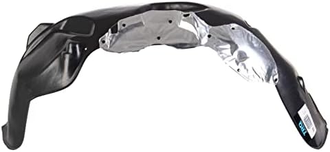 TRQ Front Right Inner Fender Liner Black Passenger Side