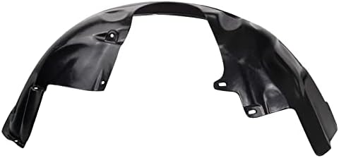 TRQ Front Right Inner Fender Liner Black Passenger Side