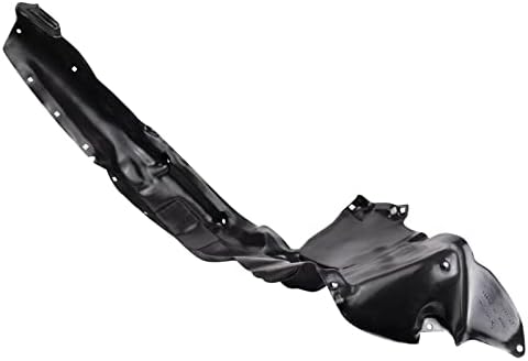 TRQ Front Left Inner Fender Liner Black Drivers Side