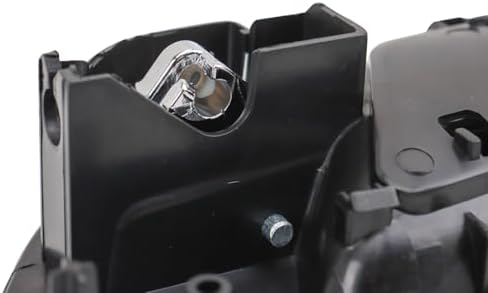 TRQ Black/Chrome Rear Inside Interior Door Handle Left Driver Side LH