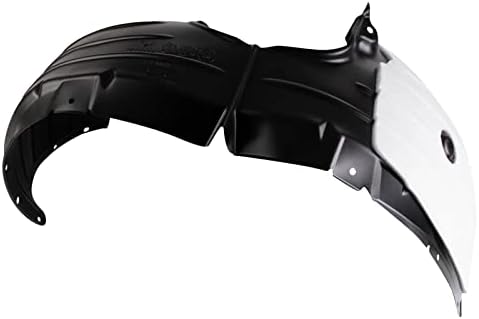 TRQ Front Left Inner Fender Liner Black Drivers Side