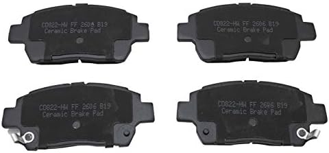 TRQ Front Brake Pads Ceramic Hardware