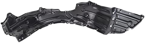 TRQ Front Left Inner Fender Liner Black Drivers Side
