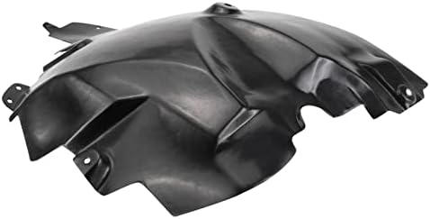 TRQ Front Left Rearward Inner Fender Liner Black Drivers Side
