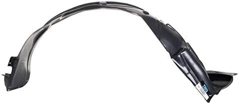 TRQ Front Left Inner Fender Liner Black Drivers Side