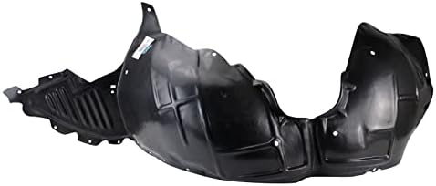 TRQ Front Left Inner Fender Liner Black Drivers Side