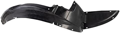 TRQ Front Right Inner Fender Liner Black Passenger Side
