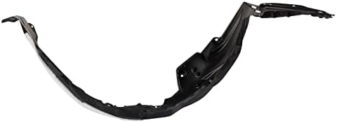 TRQ Front Left Inner Fender Liner Black Drivers Side