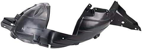 TRQ Front Right Inner Fender Liner Black Passenger Side