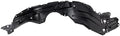 TRQ Front Right Inner Fender Liner Black Passenger Side