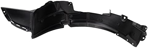 TRQ Front Right Inner Fender Liner Black Passenger Side