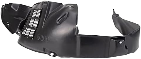 TRQ Front Left Inner Fender Liner Black Drivers Side