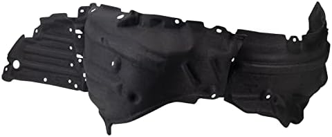 TRQ Front Right Inner Fender Liner Black Passenger Side