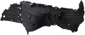 TRQ Front Right Inner Fender Liner Black Passenger Side