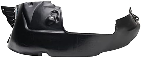 TRQ Front Left Inner Fender Liner Black Drivers Side