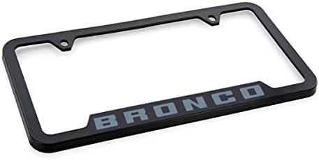 Ford Bronco UV Printed License Plate Frame - Area 51 (Blue/Grey)