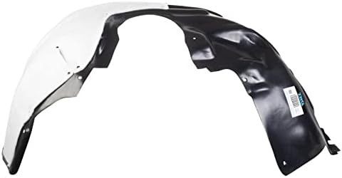 TRQ Front Left Inner Fender Liner Black Drivers Side