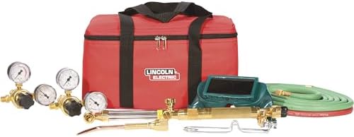 Lincoln Electric Cut Welder Kit KH995, Complete Set of Tools and Equipment for Cutting, Welding, Brazing, 1” Cuts and 1/16” Weld, Works w/CGA 510 + 540 Cylinders, Storage Bag Included by LincolnElectric
