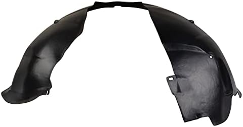 TRQ Front Left Inner Fender Liner Black Drivers Side
