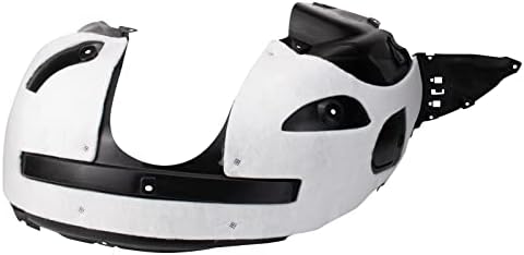 TRQ Front Right Inner Fender Liner Black Passenger Side