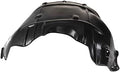 TRQ Front Right Inner Fender Liner Black Passenger Side
