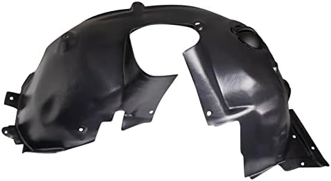 TRQ Front Left Inner Fender Liner Black Drivers Side