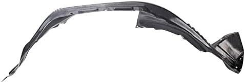 TRQ Front Right Inner Fender Liner Black Passenger Side