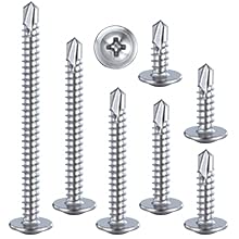 Wensilon #10×2”for Sheet Metal Self-Tapping Screws 410 Stainless Steel Truss - Image 5