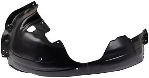 TRQ Front Left Inner Fender Liner Black Drivers Side