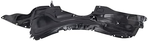 TRQ Front Right Inner Fender Liner Black Passenger Side