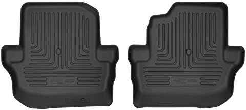Husky Liners Weatherbeater Floor Mats | Fits 2018-2026 Jeep Wrangler JK/JL 2-Dr. | 2nd Row, 2-pc Black - 14031