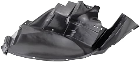 TRQ Front Right Forward Inner Fender Liner Black Passenger Side