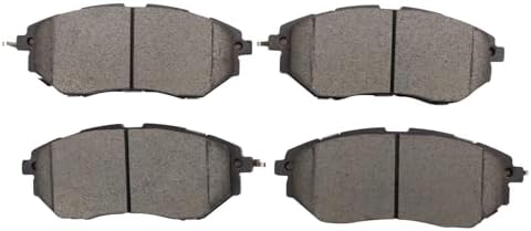 TRQ Front Ceramic Brake Pad Set