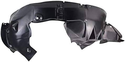 TRQ Front Left Inner Fender Liner Black Drivers Side